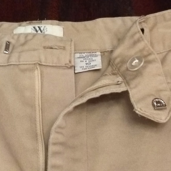 Casual Stretch Pants in Khaki/Flaxen/Fawn/Sand - Picture 5 of 8